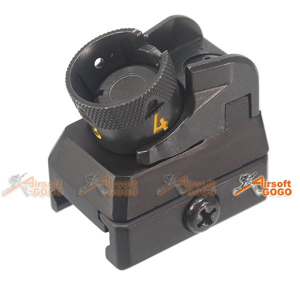 D-Boys HK416 Style Classic Metal Rear Sight