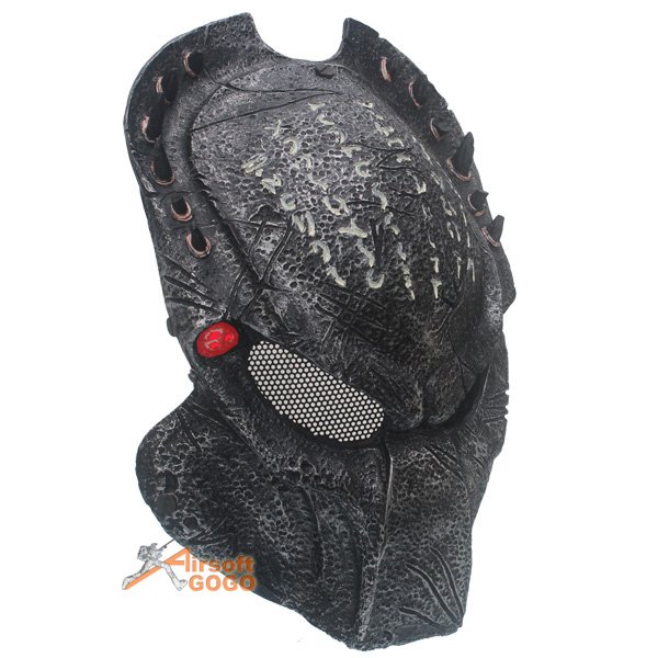 Wolf Bio Predator Protective Helmet Mask /w LED light for Airsoft Paintballing Cosplay
