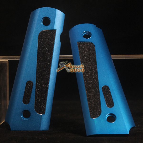 FATMAN Aluminium Pistol Grip Cover for 1911 MEU (Blue)
