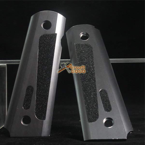 FATMAN Aluminium Pistol Grip Cover for 1911 MEU (Titanium)