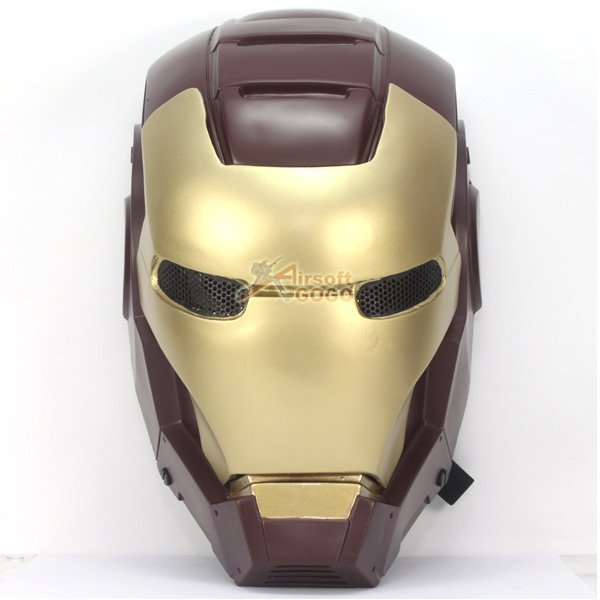 Iron Man Protective Helmet Mask for Airsoft Paintball Cosplay