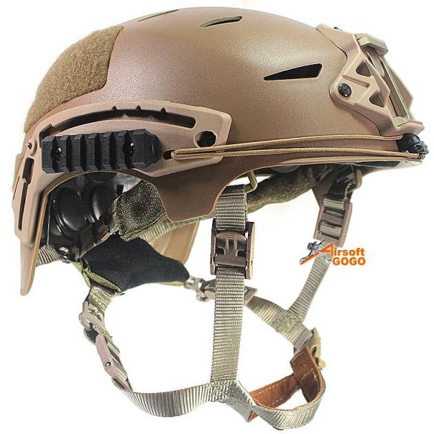 NEW EXF BUMP Tactical Helmet (Tan Color) For Airsoft Paintball