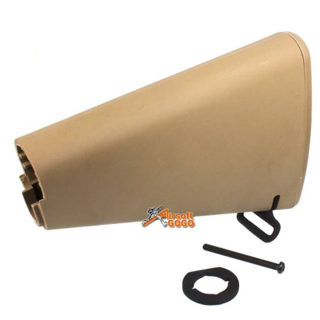 G&P AIRSOFT HK416 TYPE FIX STOCK for M4/M16 (SAND)