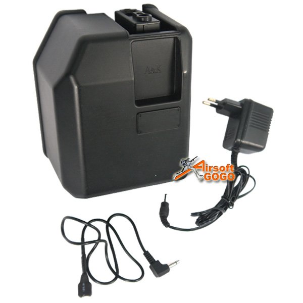 A&K 5000rd Electric Winding Drum Magazine for M4/M16 AEG