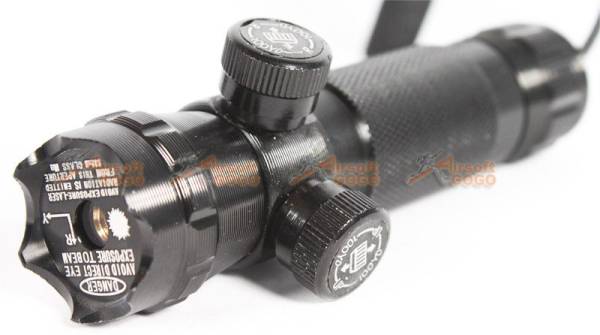Adjustable Visible Green Laser Sight w/ Tactical Head - Image 2