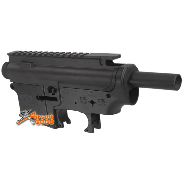 M4 metal receiver set AEG V2 w/ long stock ex.  Blackwater