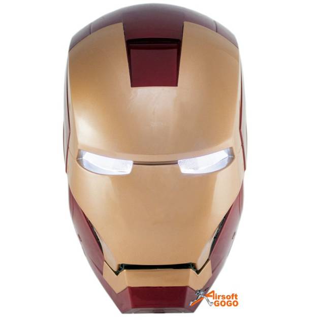 Iron Man Movable Light Emitting Full Helmet Mask with Remote Control