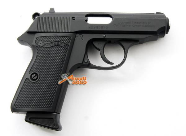 JAMES BOND 007 AIR SOFT PPK (007) GBB Pistol Gun Black - Image 2