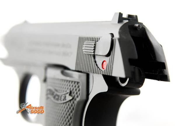 JAMES BOND 007 AIR SOFT PPK (007) GBB Pistol Gun Black - Image 5