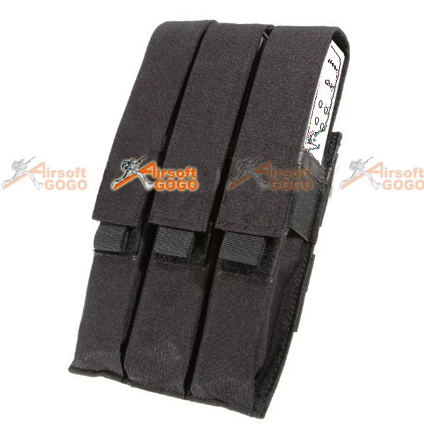 Pro-Arms Triple Mag Pouch for KRISS / MP7 Magazine (Black)