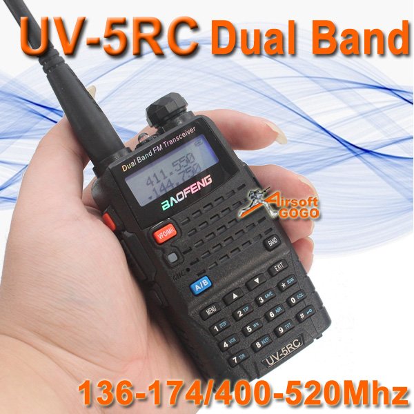 BAOFENG Dual band UV-5RC VHF/UHF Radio Walkie Talkie