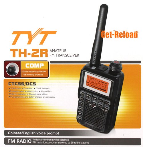 TYT TH-2R UHF 400-480MHz Mini Handheld Two-Way Radio