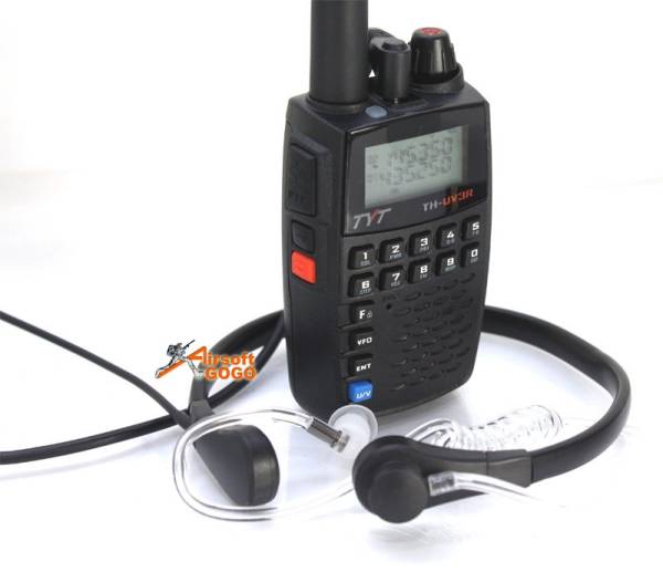 TYT TH-UV3R Dual Band Radio with + Throat-Vibration Speaker/Mic
