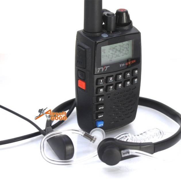 TYT TH-UV3R Dual Band Radio with + Throat-Vibration Speaker/Mic