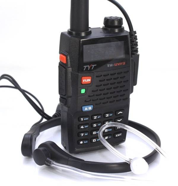TYT TH-UVF9 Dual Band Radio 400-470Mhz + Throat-Vibration Mic