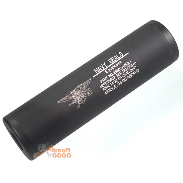 Spartan Doctrine 110x30mm Navy Seals Silencer (14mm CW/CCW, BK)
