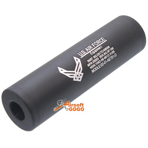 Spartan Doctrine 110x30mm Air Force Silencer (14mm CW/CCW BK)
