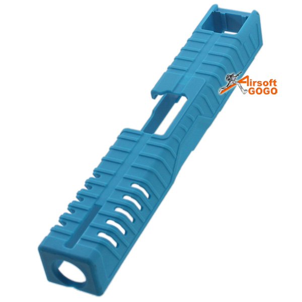 Polymer Slide Cover for Marui WE G17 GBB Series, In order to coordinate UKARA Blue