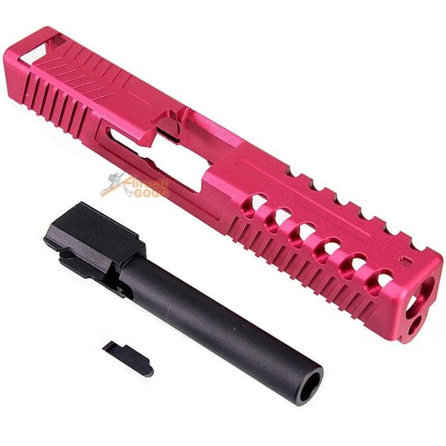 CNC Slide Set For Marui GBB Pistol (Red)
