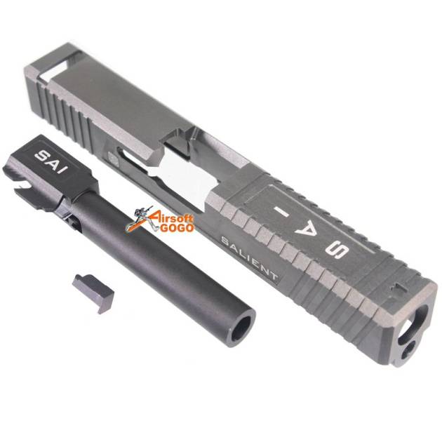 CNC Slide Set For Marui GBB Pistol (Grey)