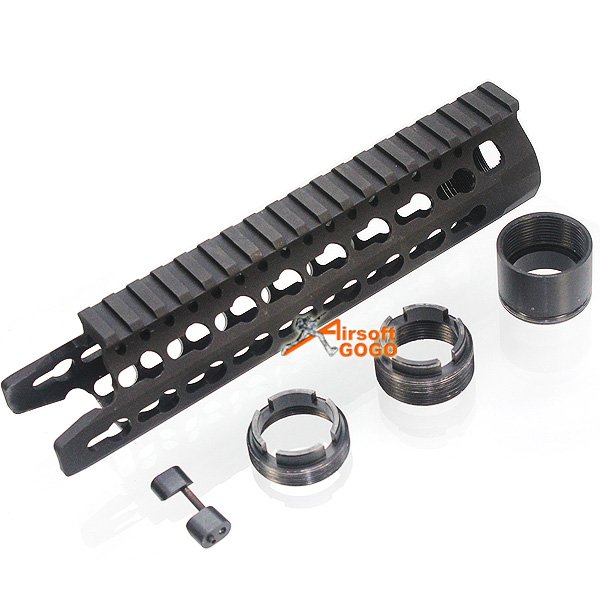 Thunder Airsoft CNC Aluminun URX4-plus 8.5" Rail system for M4 AEG