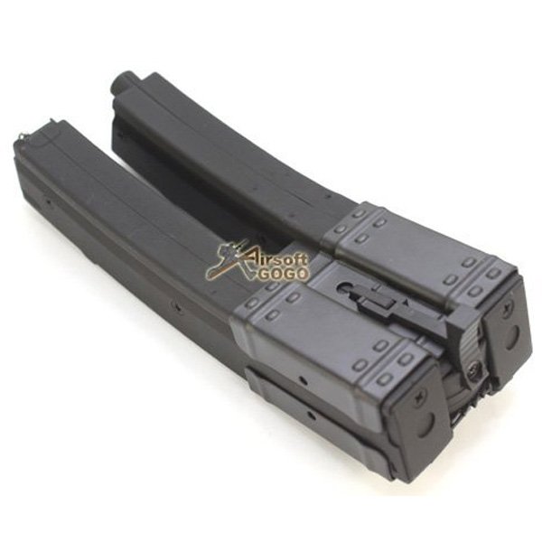 WELL MP5 560 rds Dual Magazine for Airsoft Marui Classic Army AEG